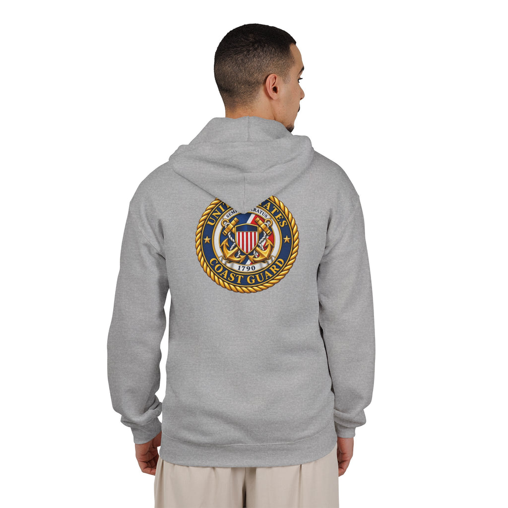 U.S. Coast Guard Emblem - Full-Zip Hooded Sweatshirt