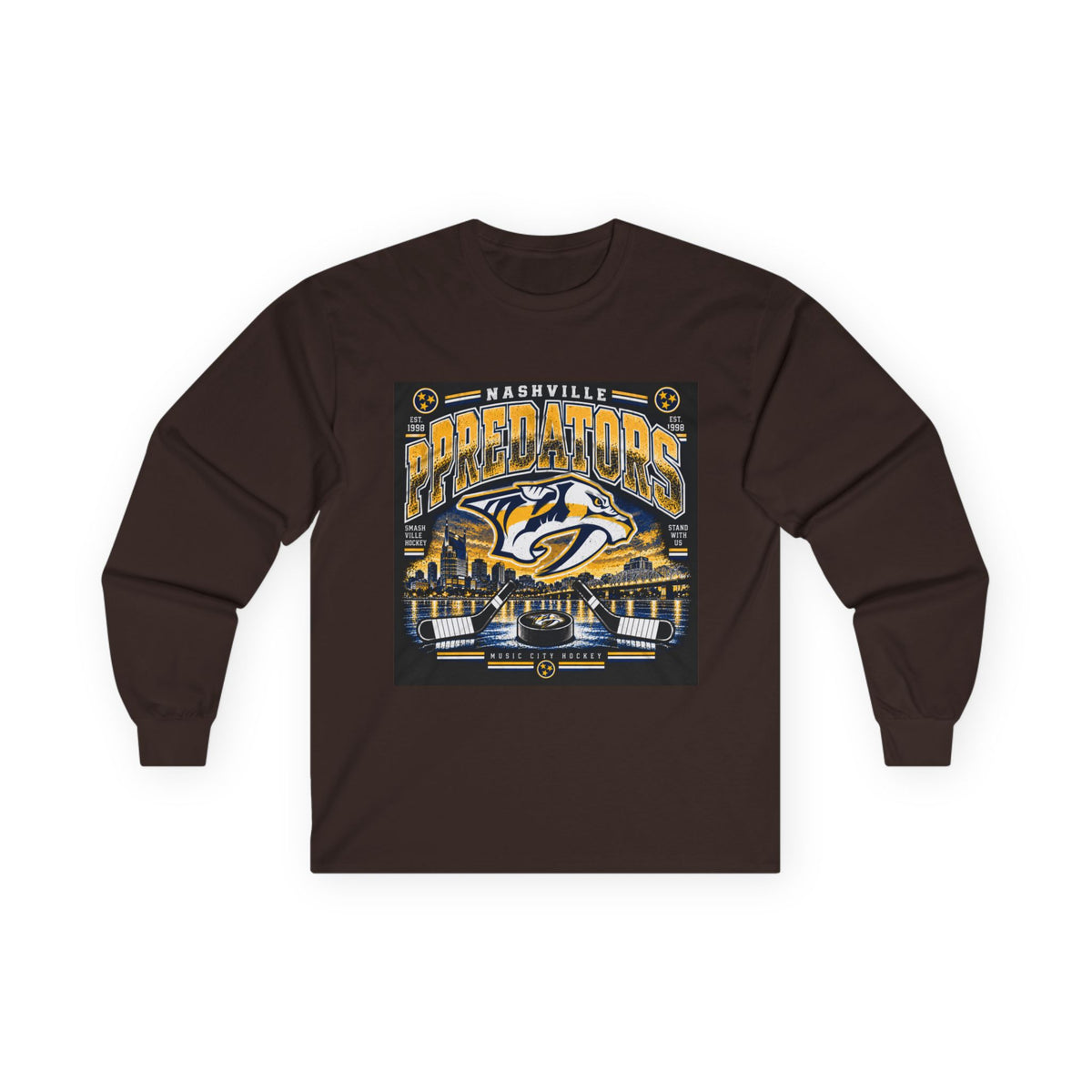 Nashville Predators Music City - Unisex Ultra Cotton Long Sleeve Tee