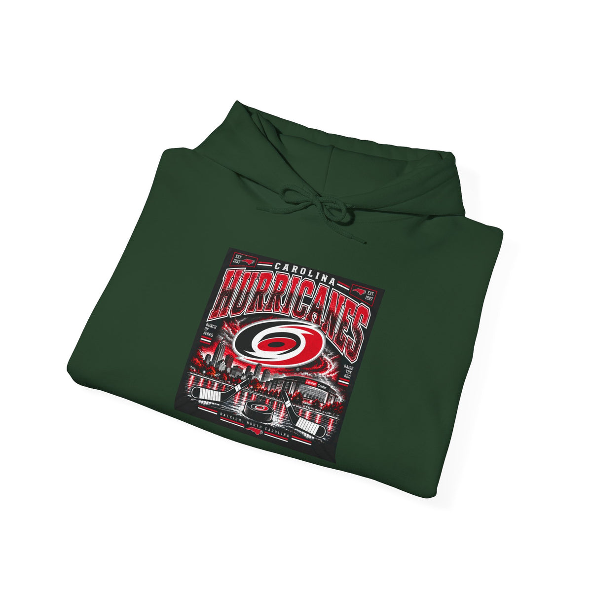 Carolina Hurricanes Skyline - Hoodie