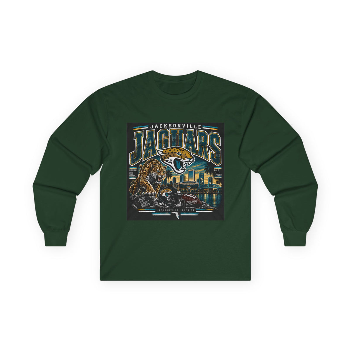 Jacksonville Jaguars Pride - Unisex Ultra Cotton Long Sleeve Tee