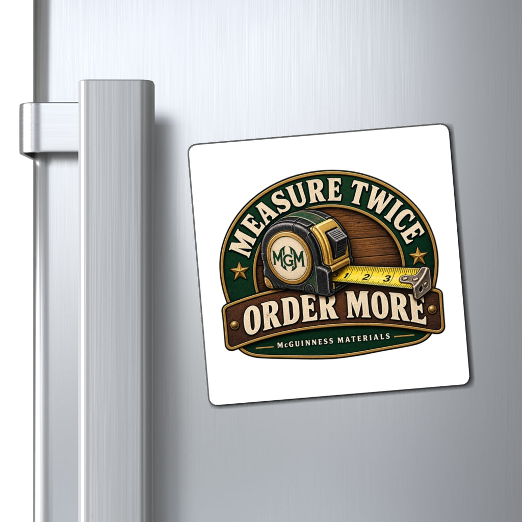 Measure Twice, Order More - Magnet