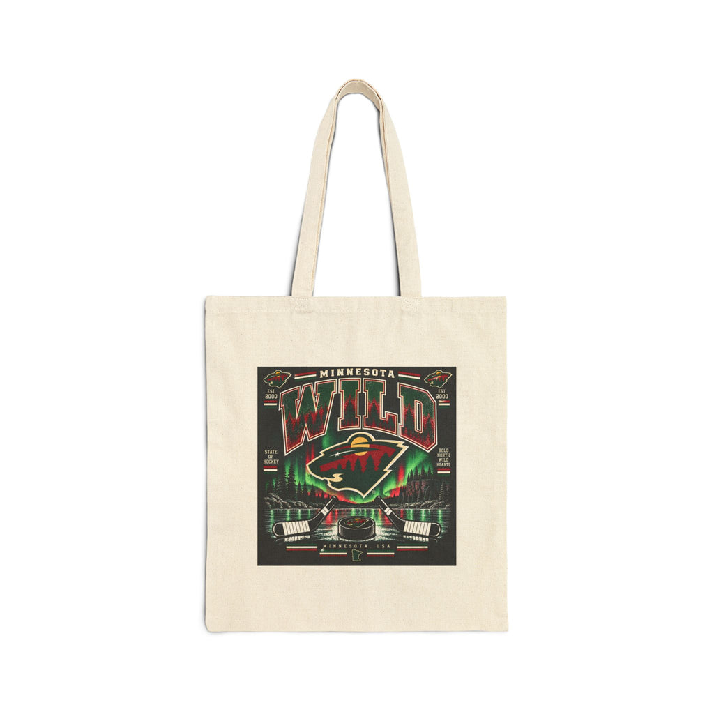 Wild North Hockey Tee - Canvas Tote
