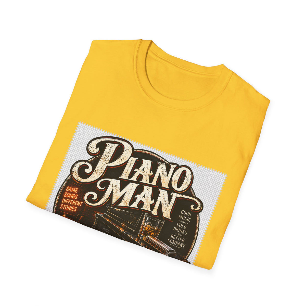 Piano Man Retro Bar - Classic Tee