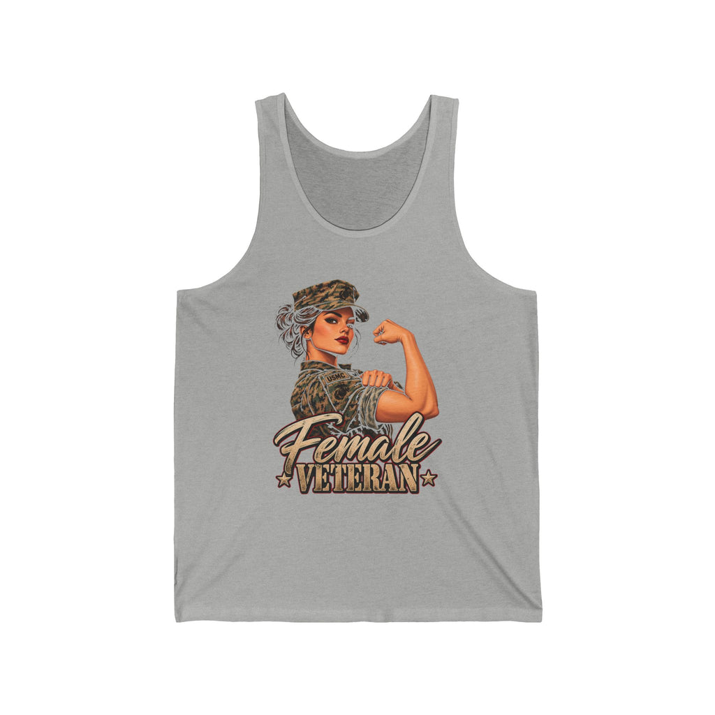 Female Veteran Pride - Athletic Tank