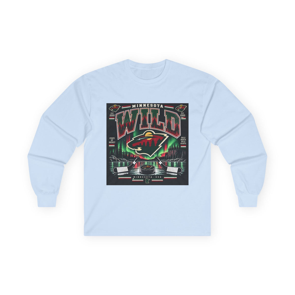 Wild North Hockey Tee - Unisex Ultra Cotton Long Sleeve Tee
