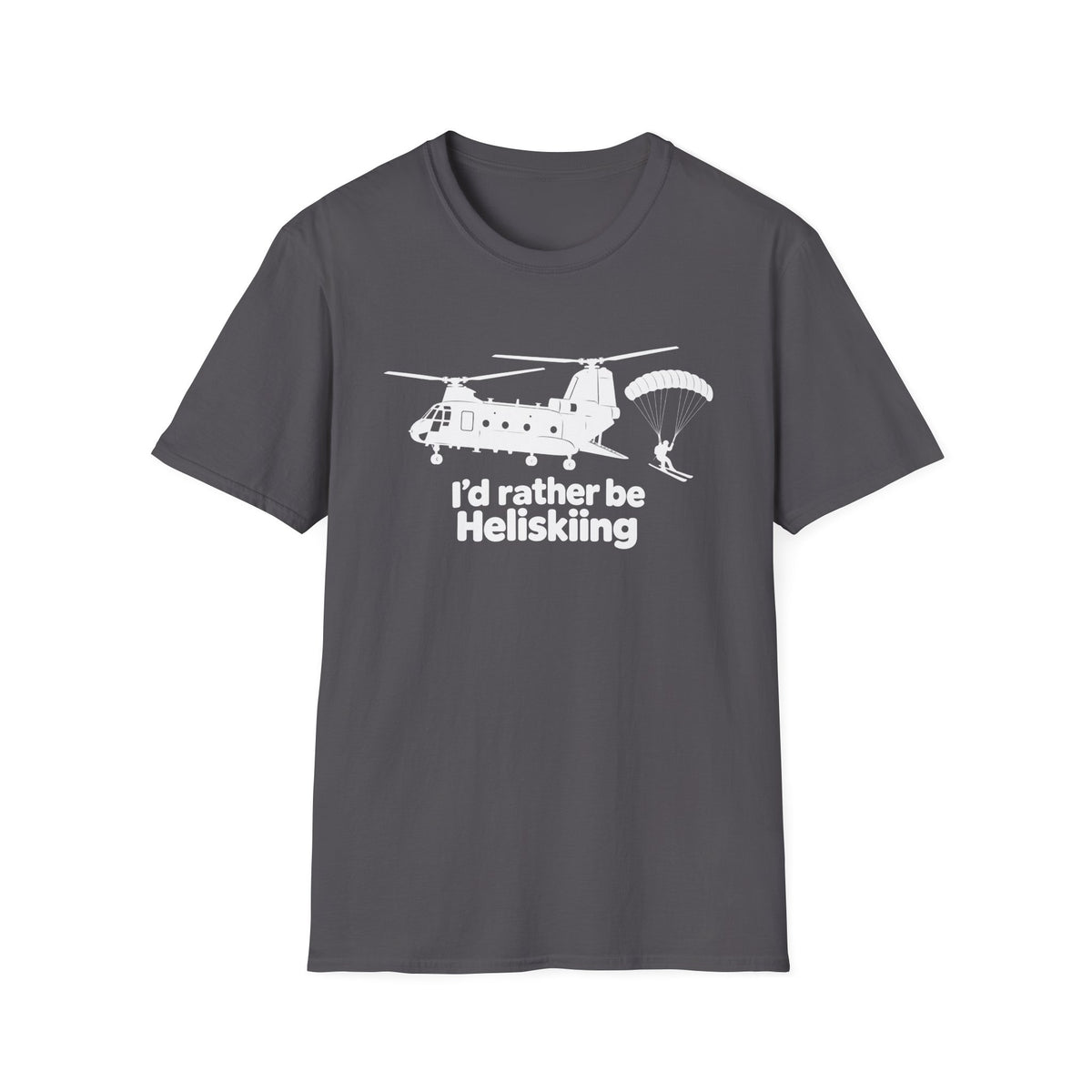 Id Rather Be Heliskiing - Classic Tee