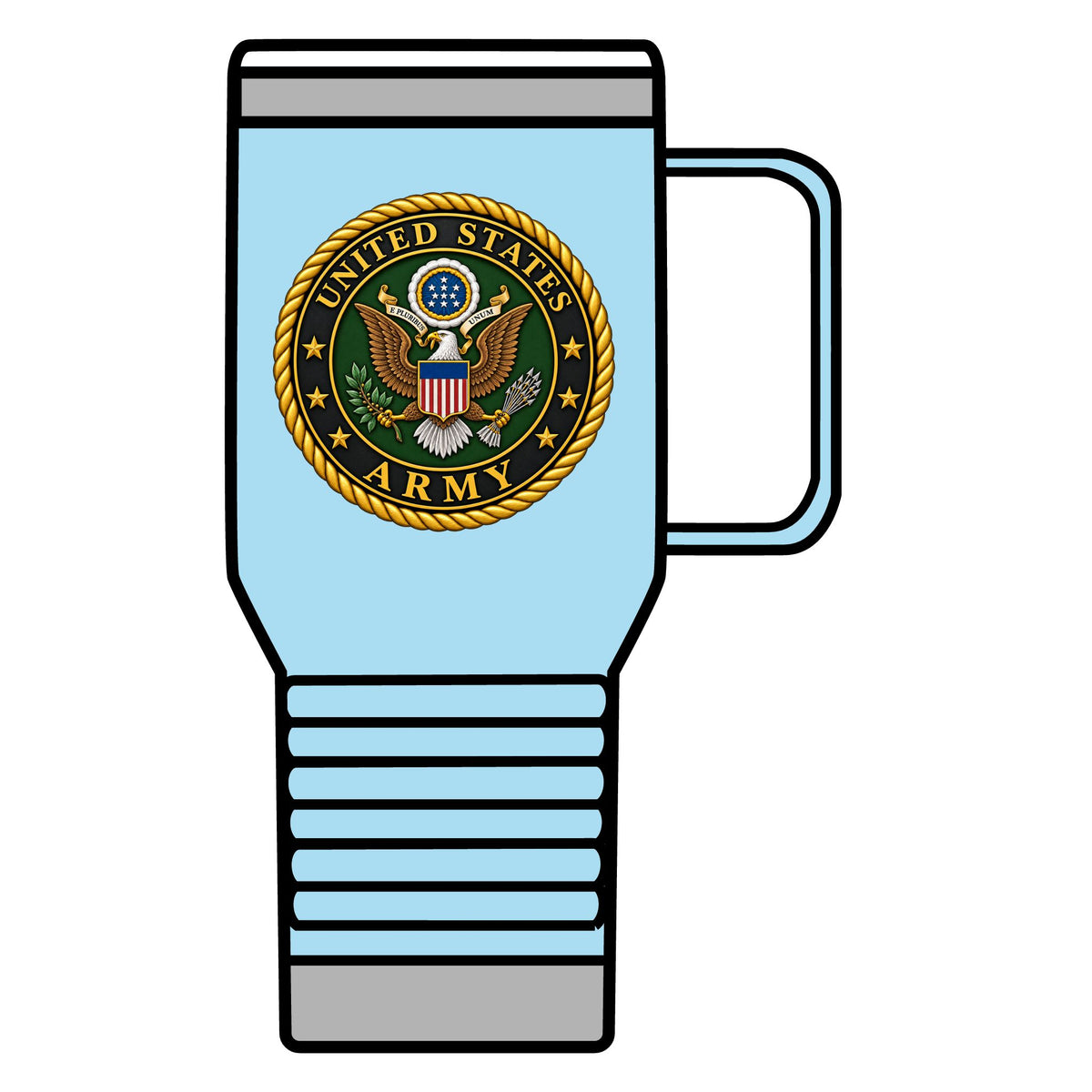 U.S. Army Emblem - 20oz Insulated Mug