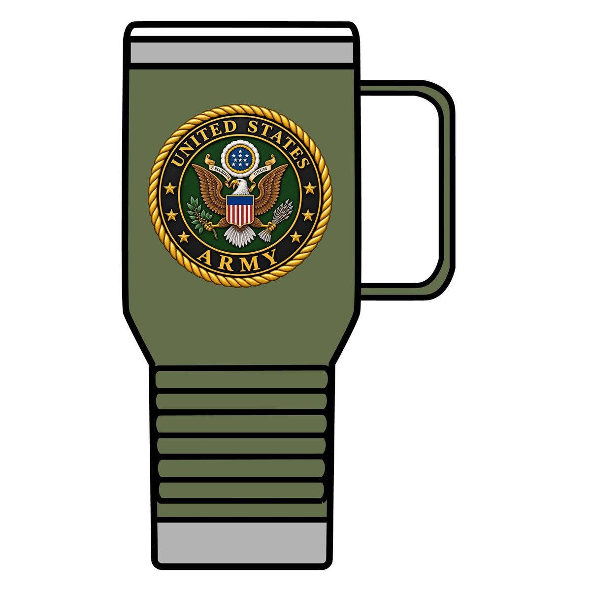 U.S. Army Emblem - 20oz Insulated Mug