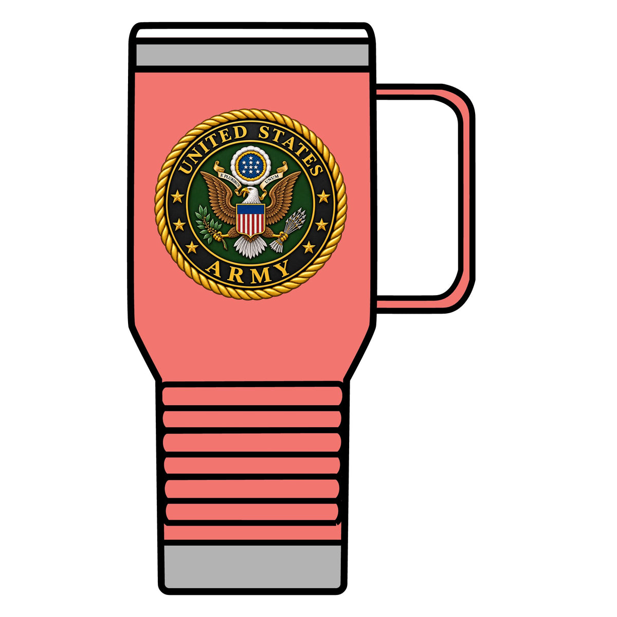 U.S. Army Emblem - 20oz Insulated Mug