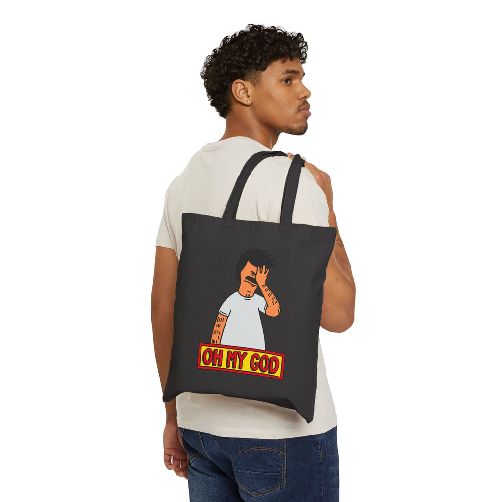 Oh My God Reaction Tee - Canvas Tote