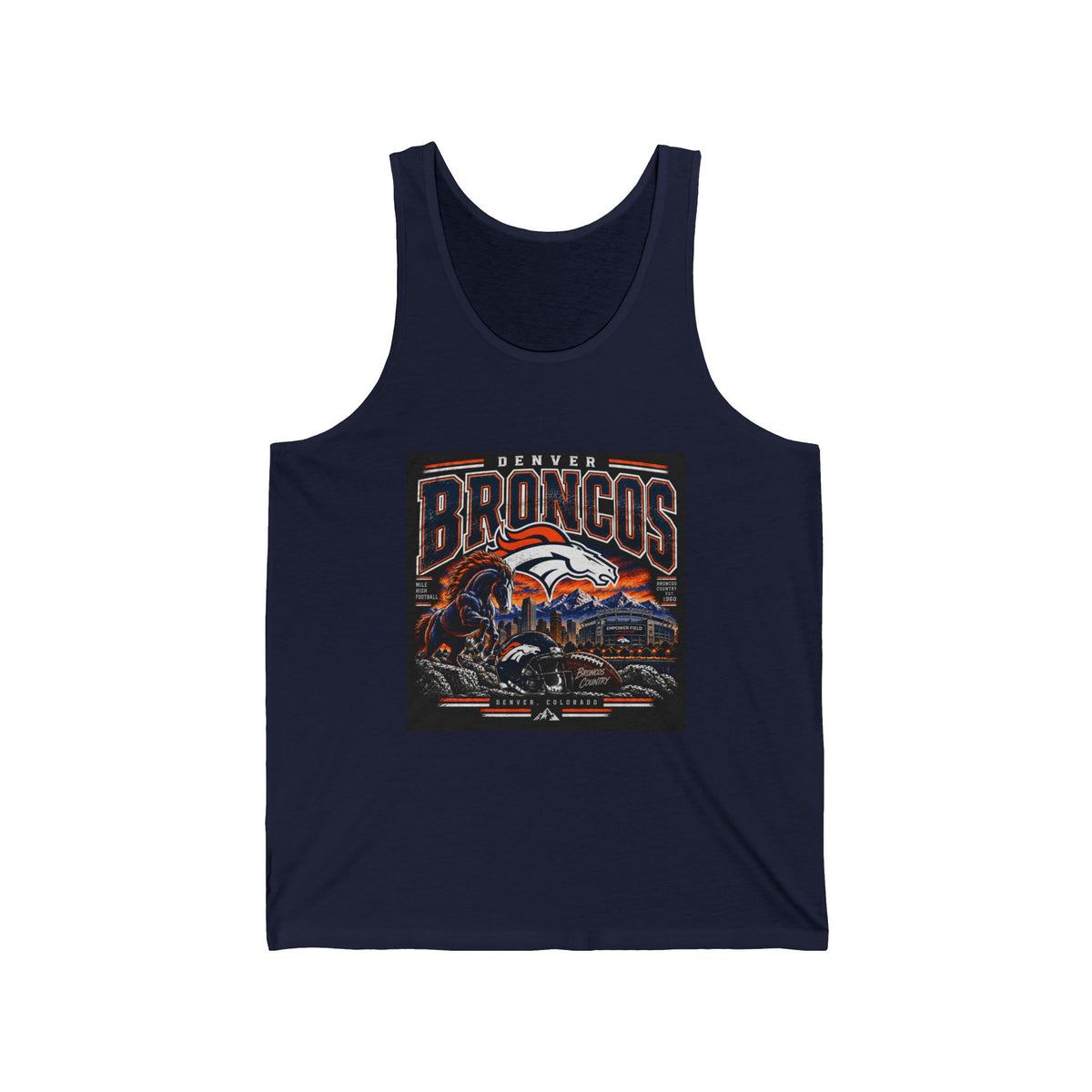 Denver Broncos Mile High Pride - Athletic Tank
