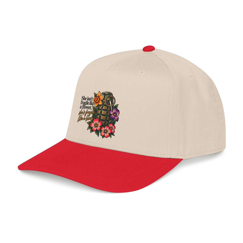 Fragile Like a Bomb - Floral Grenade - OTTO Baseball Hat