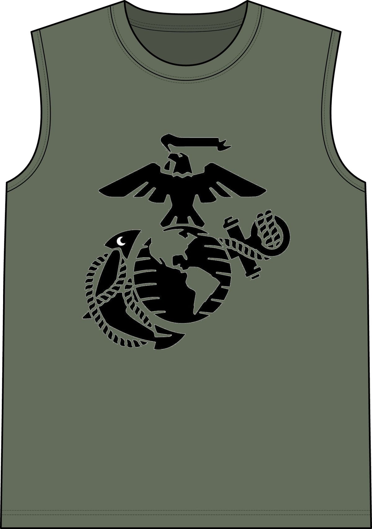 Eagle, Globe & Anchor Emblem - Classic Tank
