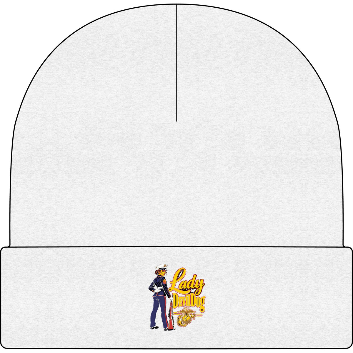 Lady Devil Dog - AS Colour 1107 Cuff Beanie