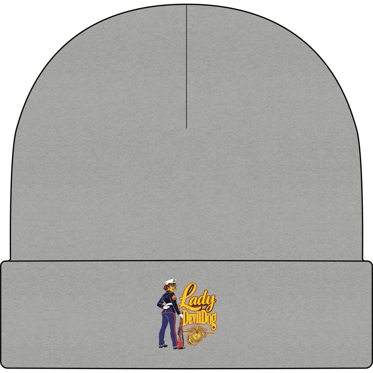 Lady Devil Dog - AS Colour 1107 Cuff Beanie
