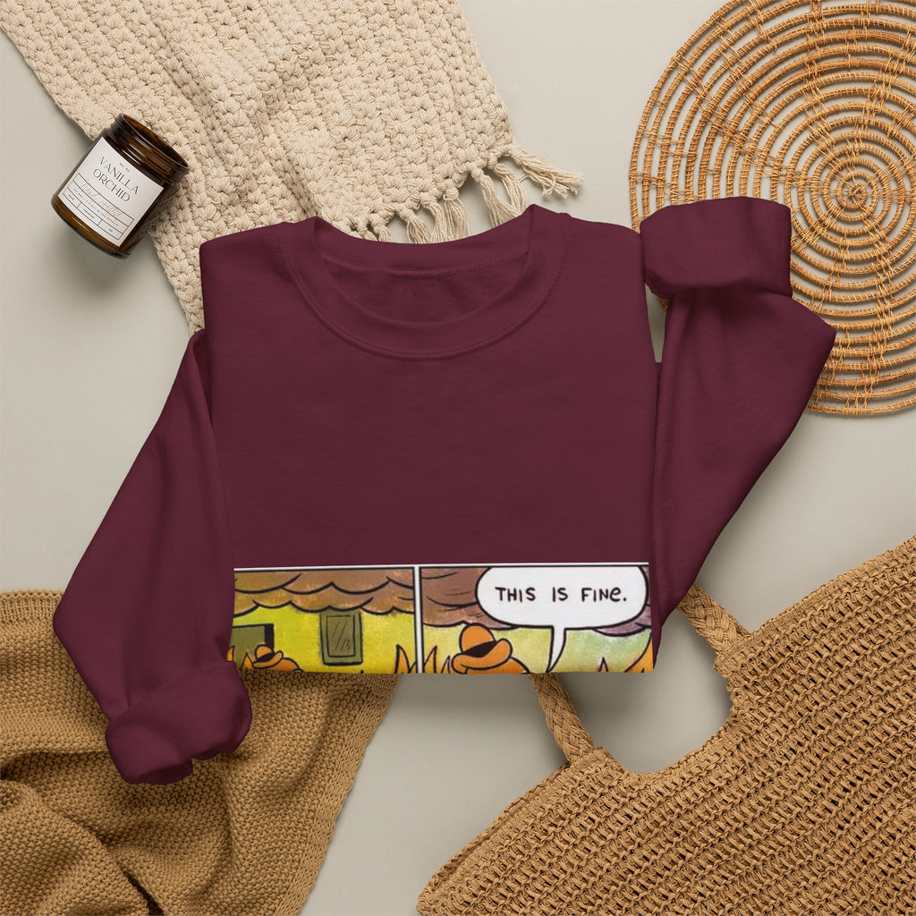 This Is Fine - Crewneck Sweatshirt