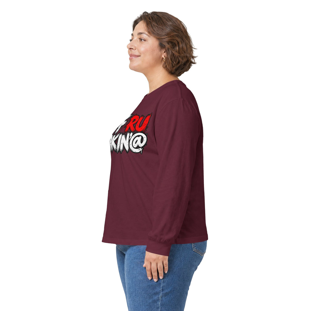 WTF RU LOOKIN AT - Unisex Ultra Cotton Long Sleeve Tee