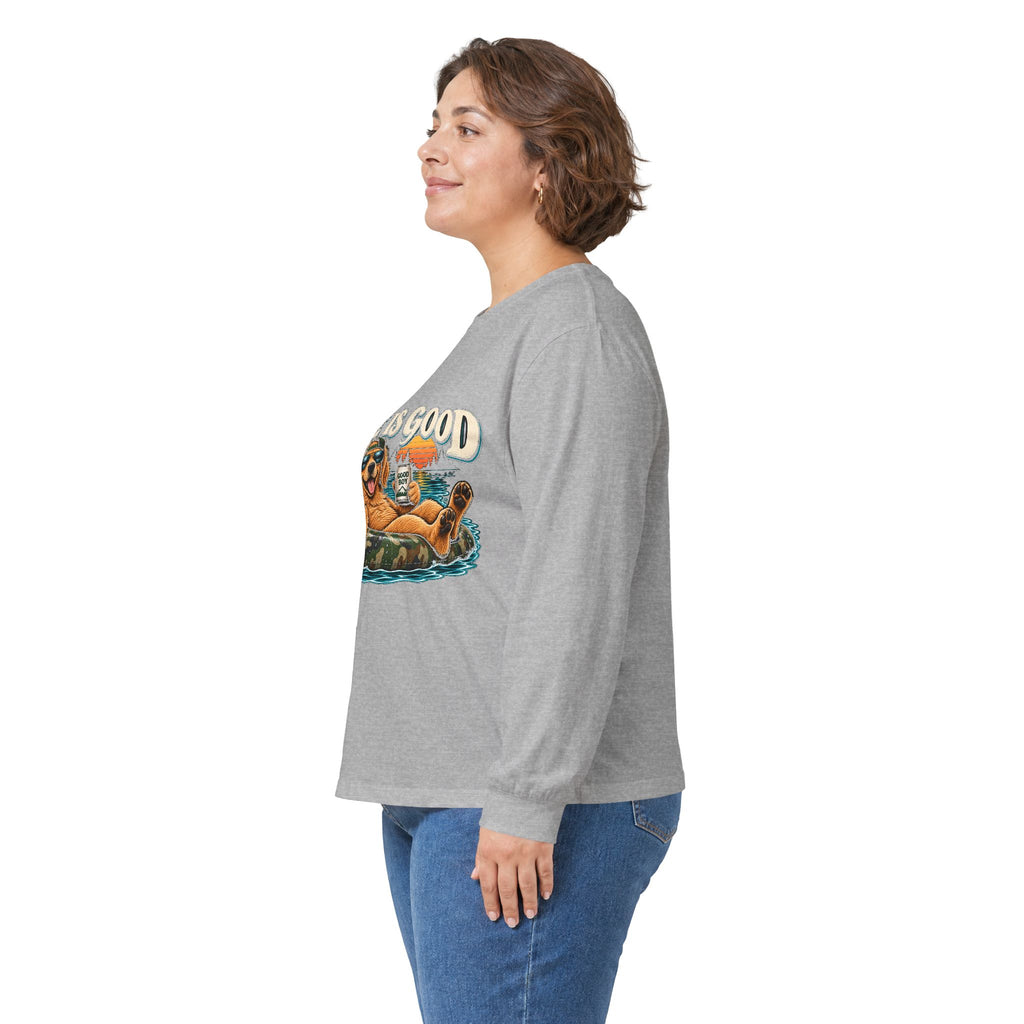 Life is Good Floatin' - Unisex Ultra Cotton Long Sleeve Tee