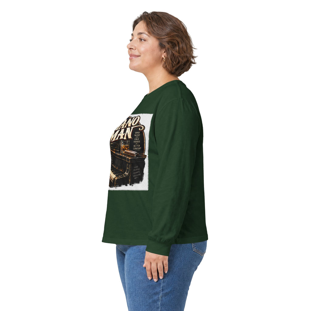 Piano Man Retro Bar - Unisex Ultra Cotton Long Sleeve Tee