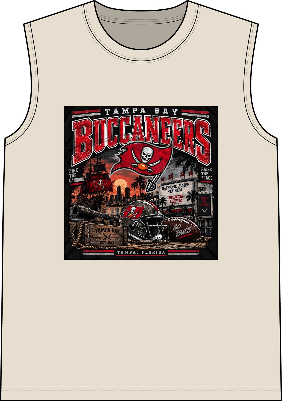 Tampa Bay Buccaneers Pirate Heritage - Classic Tank