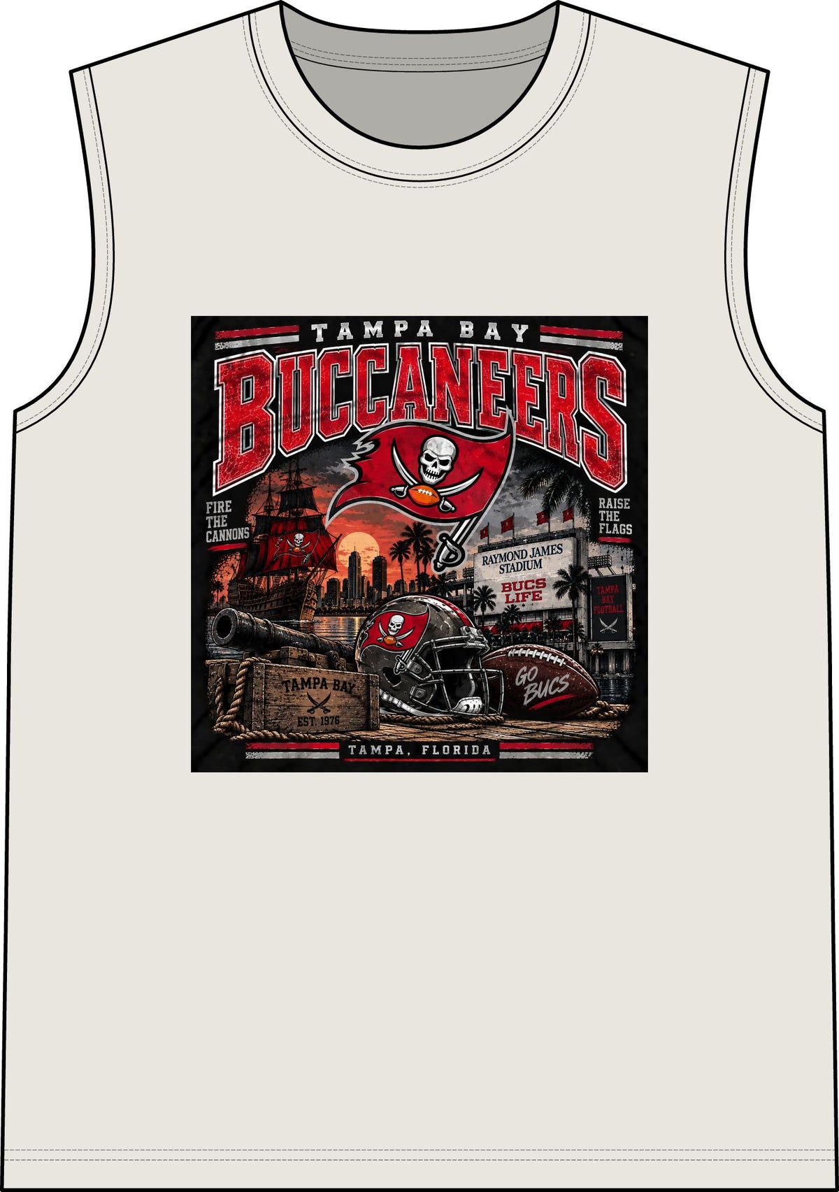 Tampa Bay Buccaneers Pirate Heritage - Classic Tank