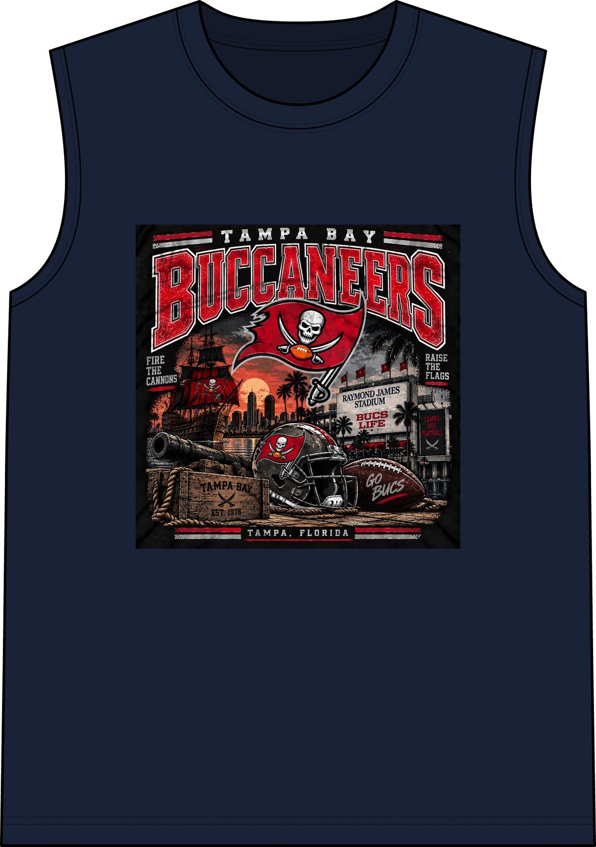 Tampa Bay Buccaneers Pirate Heritage - Classic Tank