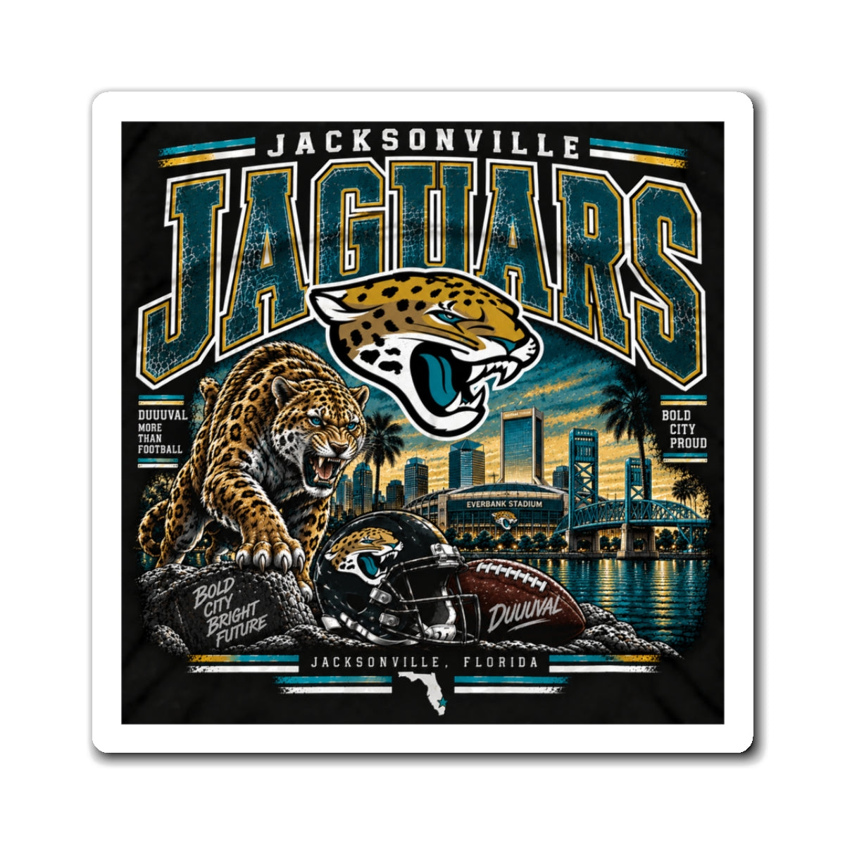 Jacksonville Jaguars - Magnet
