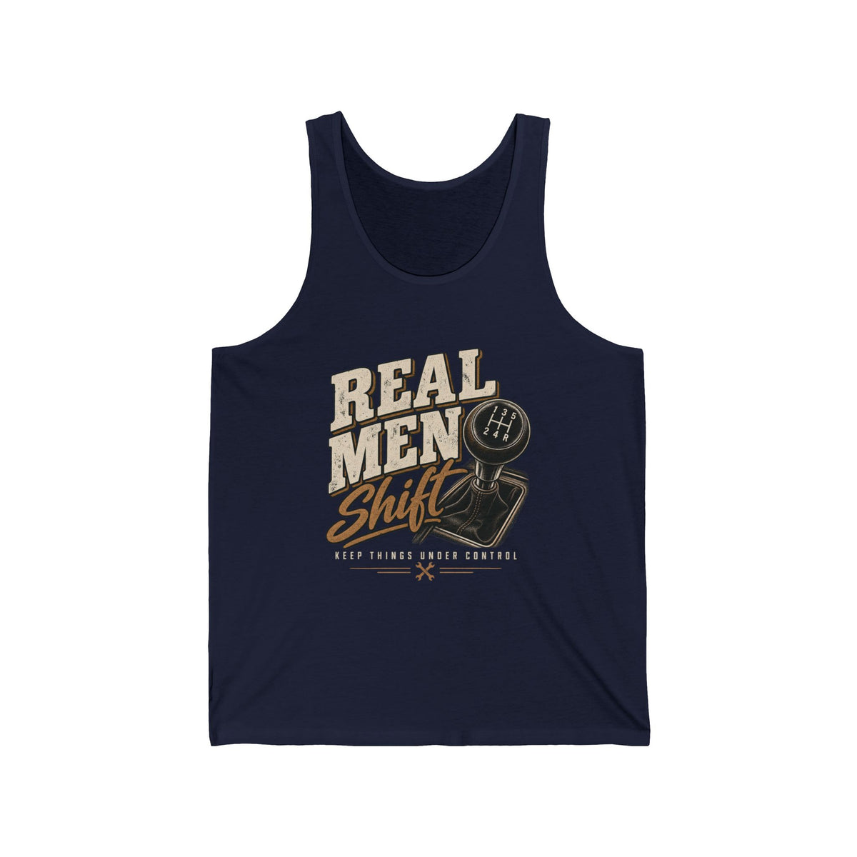 Real Men Shift - Athletic Tank