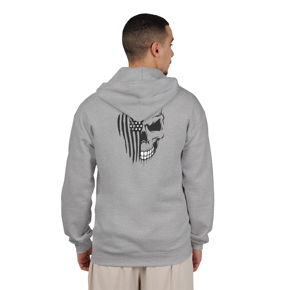 Stars, Stripes & Skulls - Full-Zip Hooded Sweatshirt