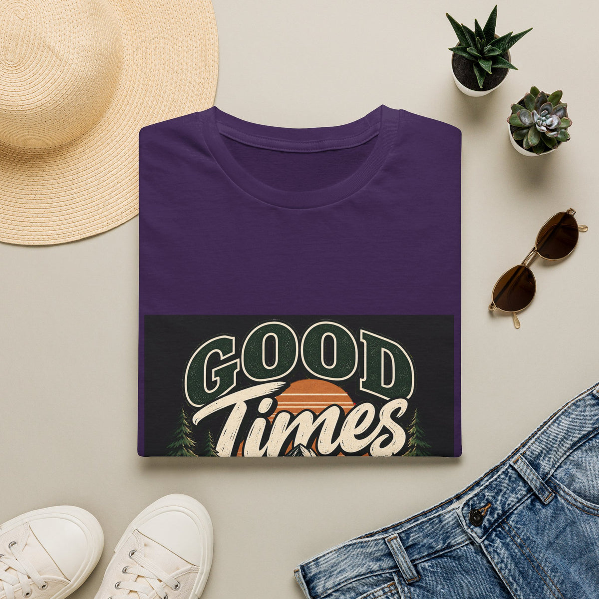 Good Times Questionable Decisions - Classic Tee