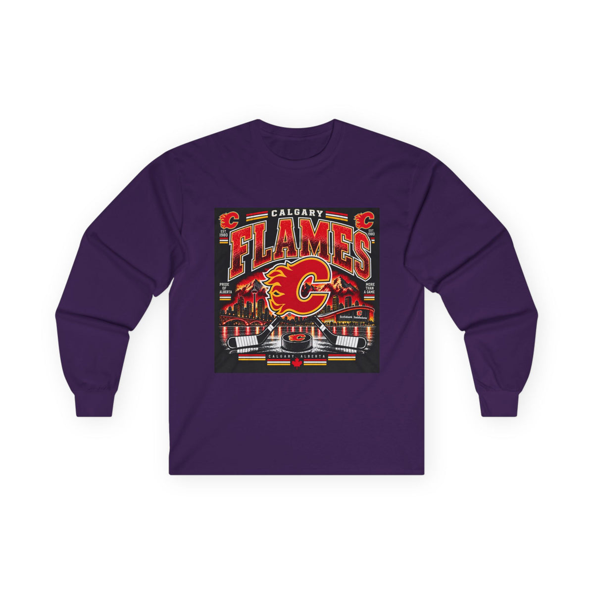 Calgary Flames Pride - Unisex Ultra Cotton Long Sleeve Tee