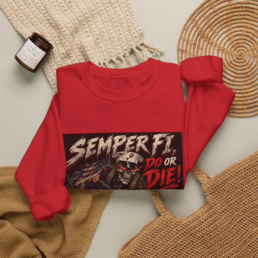 Semper Fi Do or Die - Crewneck Sweatshirt