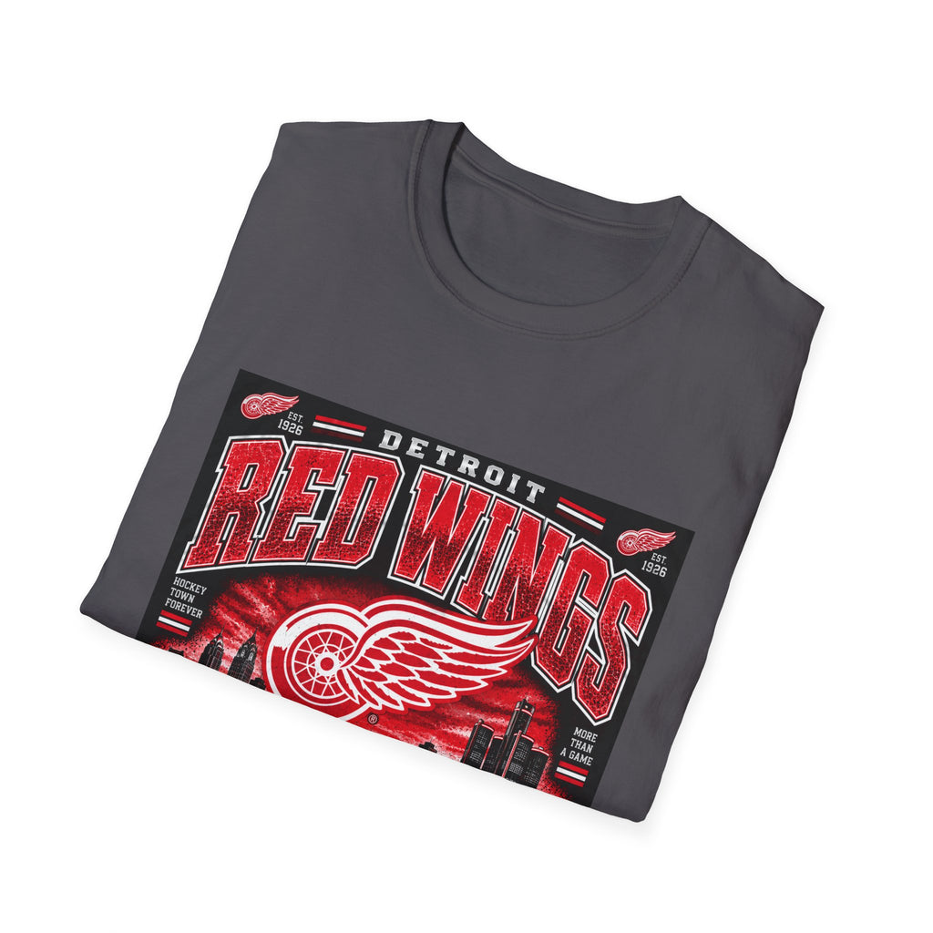 Detroit Red Wings Hockey Skyline - Classic Tee