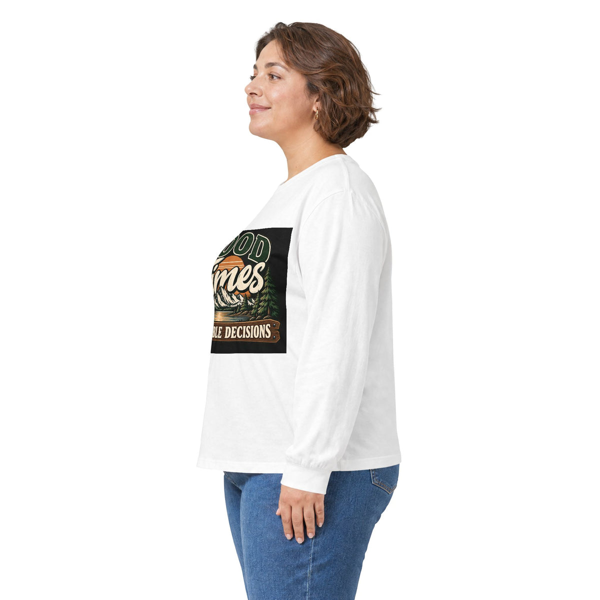 Good Times Questionable Decisions - Unisex Ultra Cotton Long Sleeve Tee