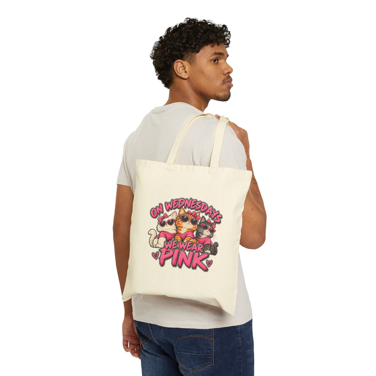 On Wednesdays We Wear Pink - Canvas Tote