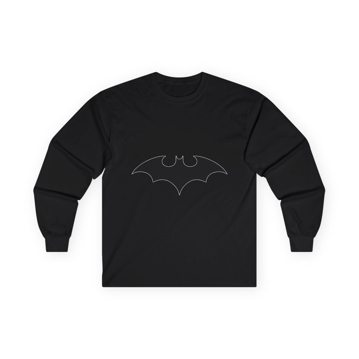 Midnight Bat Emblem - Unisex Ultra Cotton Long Sleeve Tee