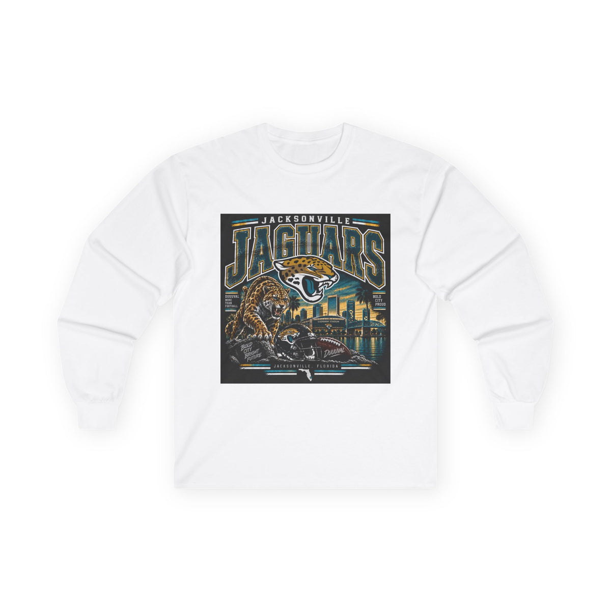 Jacksonville Jaguars Pride - Unisex Ultra Cotton Long Sleeve Tee