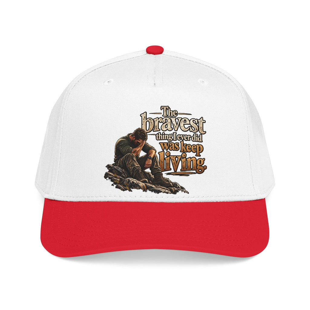 The Bravest Thing I Ever Did Was Keep Living - OTTO Baseball Hat
