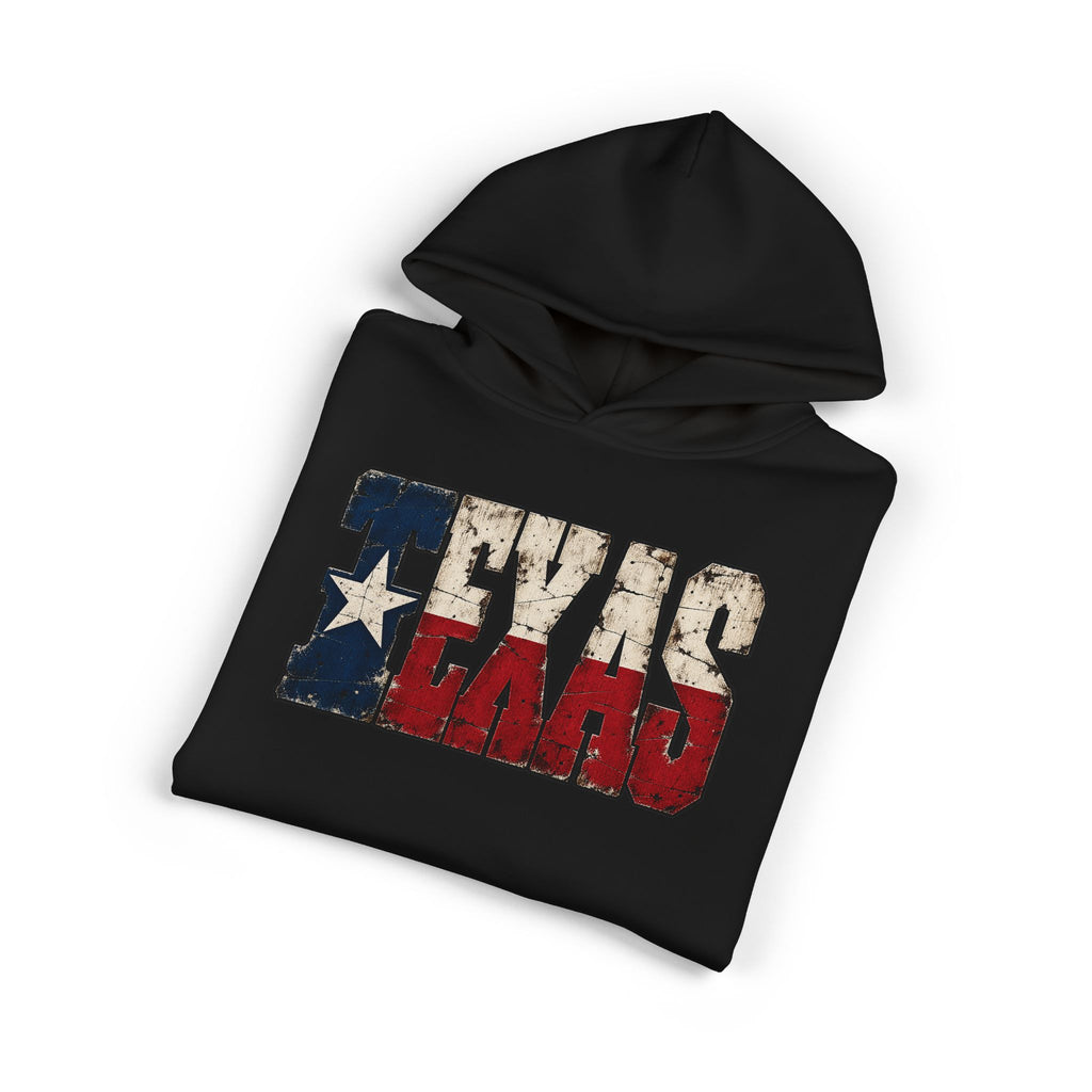 Texas Flag Block Letters - Hoodie