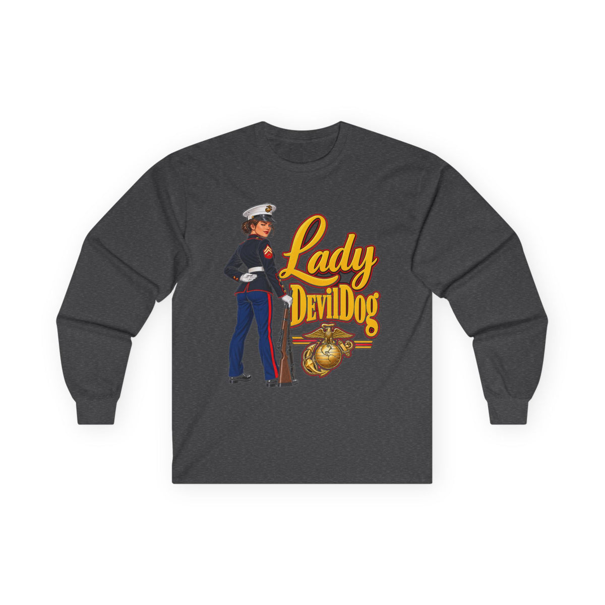 Lady Devil Dog - Unisex Ultra Cotton Long Sleeve Tee