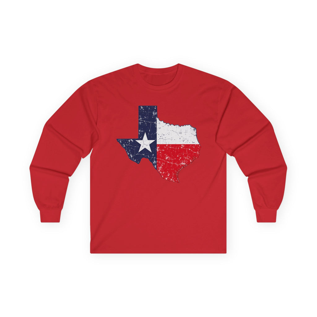 Weathered Texas Flag - Unisex Ultra Cotton Long Sleeve Tee