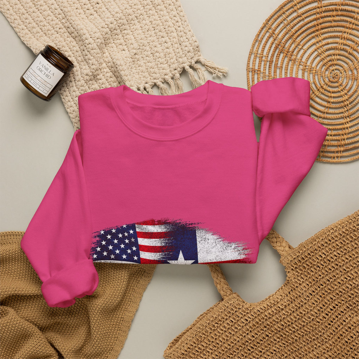 American by Birth, Texan by Choice - Crewneck Sweatshirt