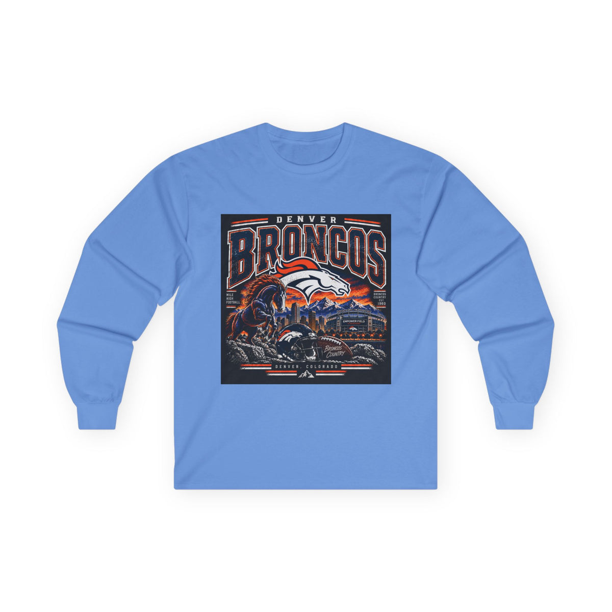 Denver Broncos Mile High Pride - Unisex Ultra Cotton Long Sleeve Tee