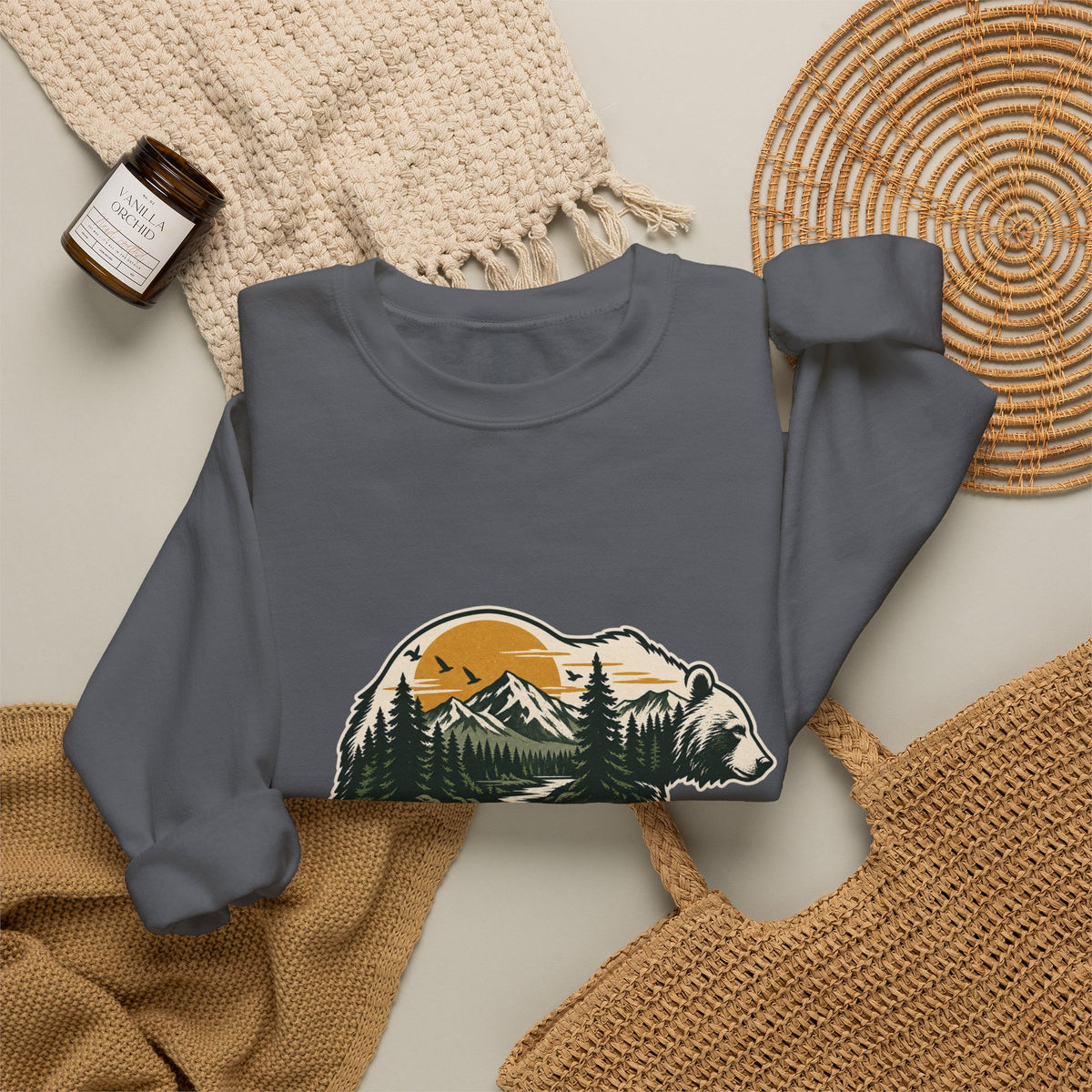 Explore More Bear - Crewneck Sweatshirt