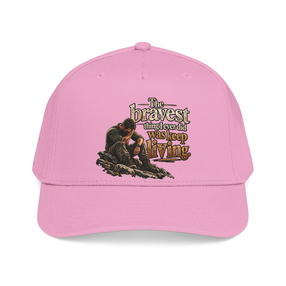 The Bravest Thing I Ever Did Was Keep Living - OTTO Baseball Hat
