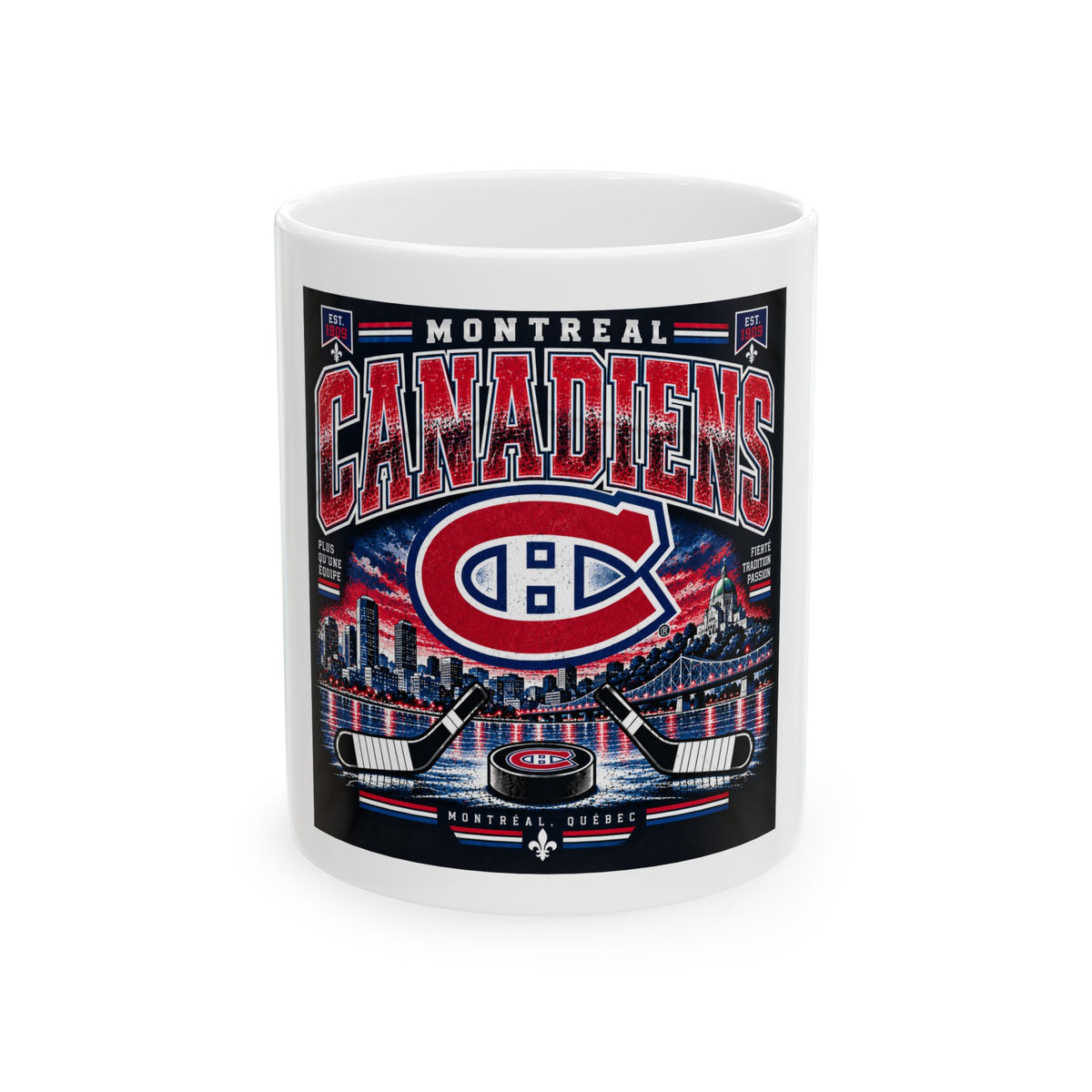 Montreal Canadiens Skyline - Ceramic Mug 11oz and 15oz