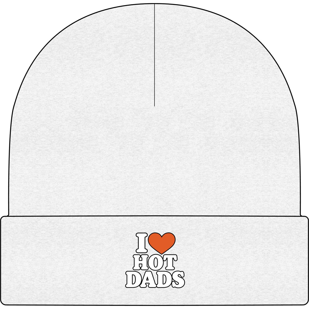 I Love Hot Dads - AS Colour 1107 Cuff Beanie