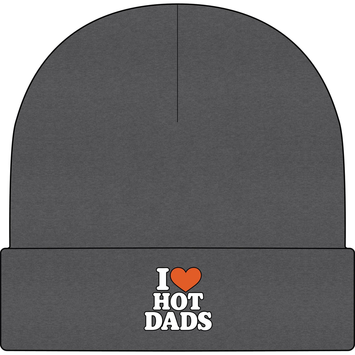 I Love Hot Dads - AS Colour 1107 Cuff Beanie