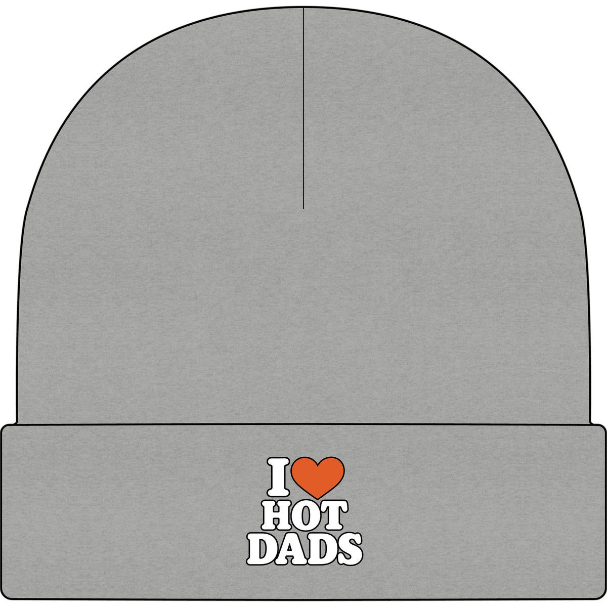 I Love Hot Dads - AS Colour 1107 Cuff Beanie