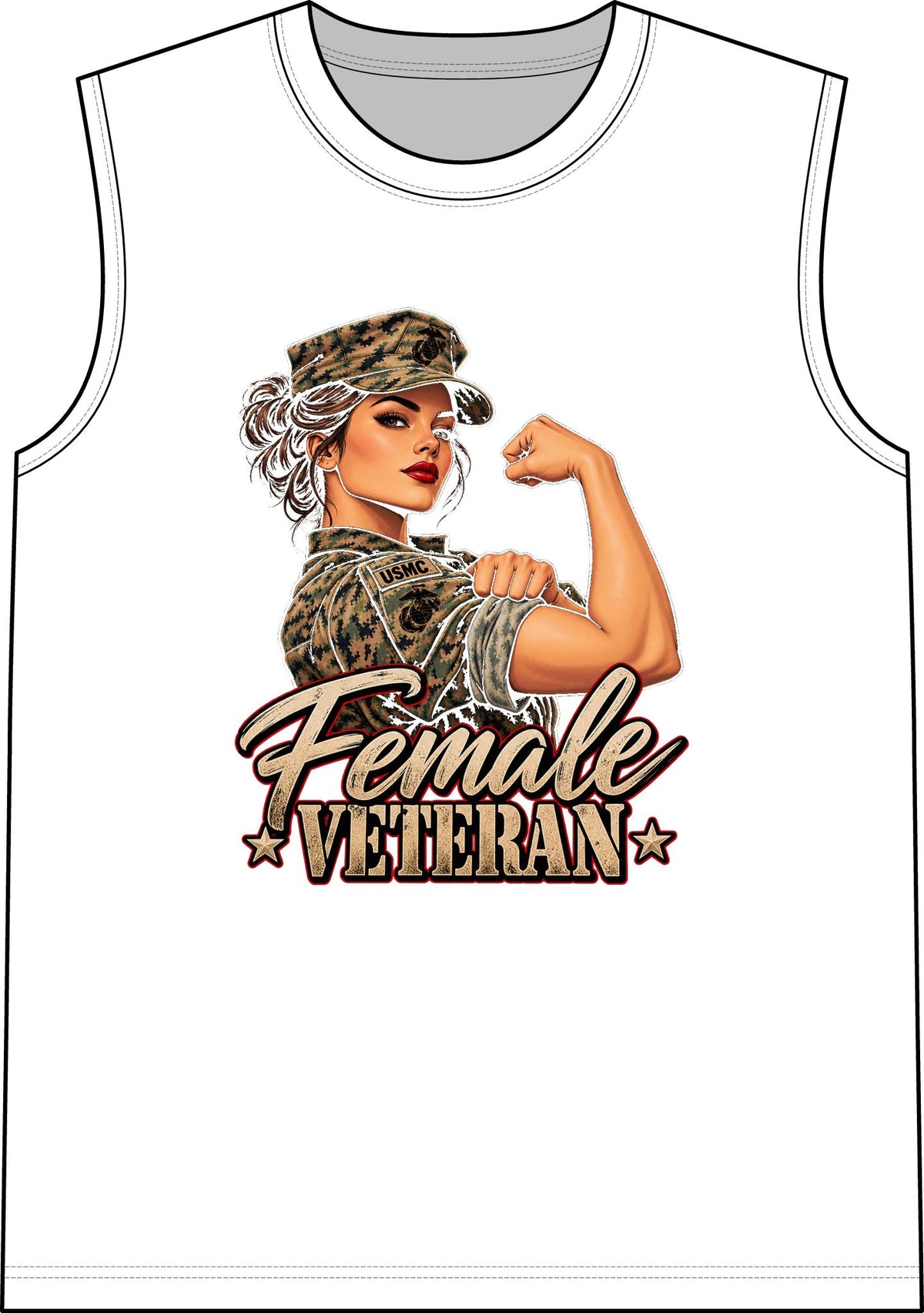Female Veteran Pride - Classic Tank